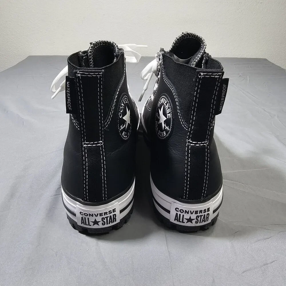 Converse Chuck Taylor All Star City Trek Black Waterproof Boots A04480C M S 8.5